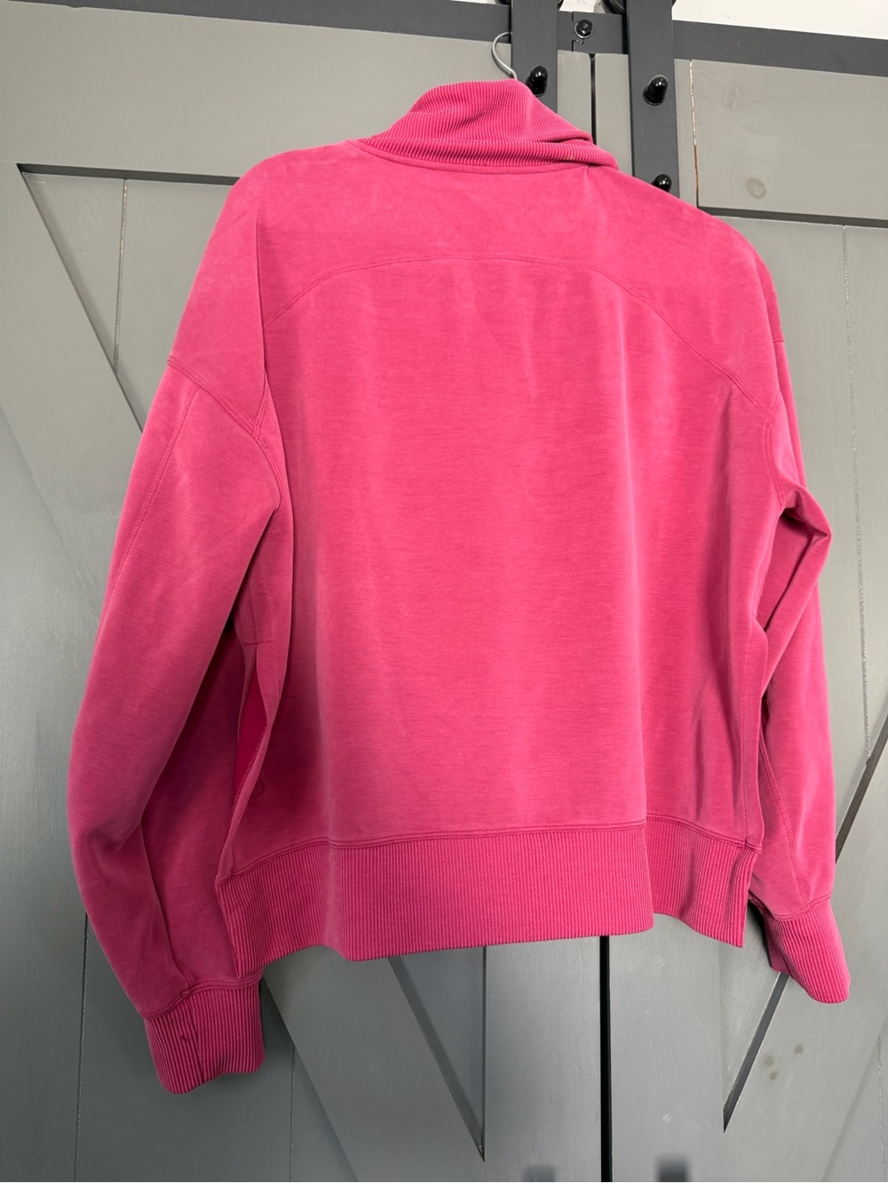 Lululemon Softstreme Funnel Neck Long Pullover Pomegranate Size 6 - Picture 2 of 4